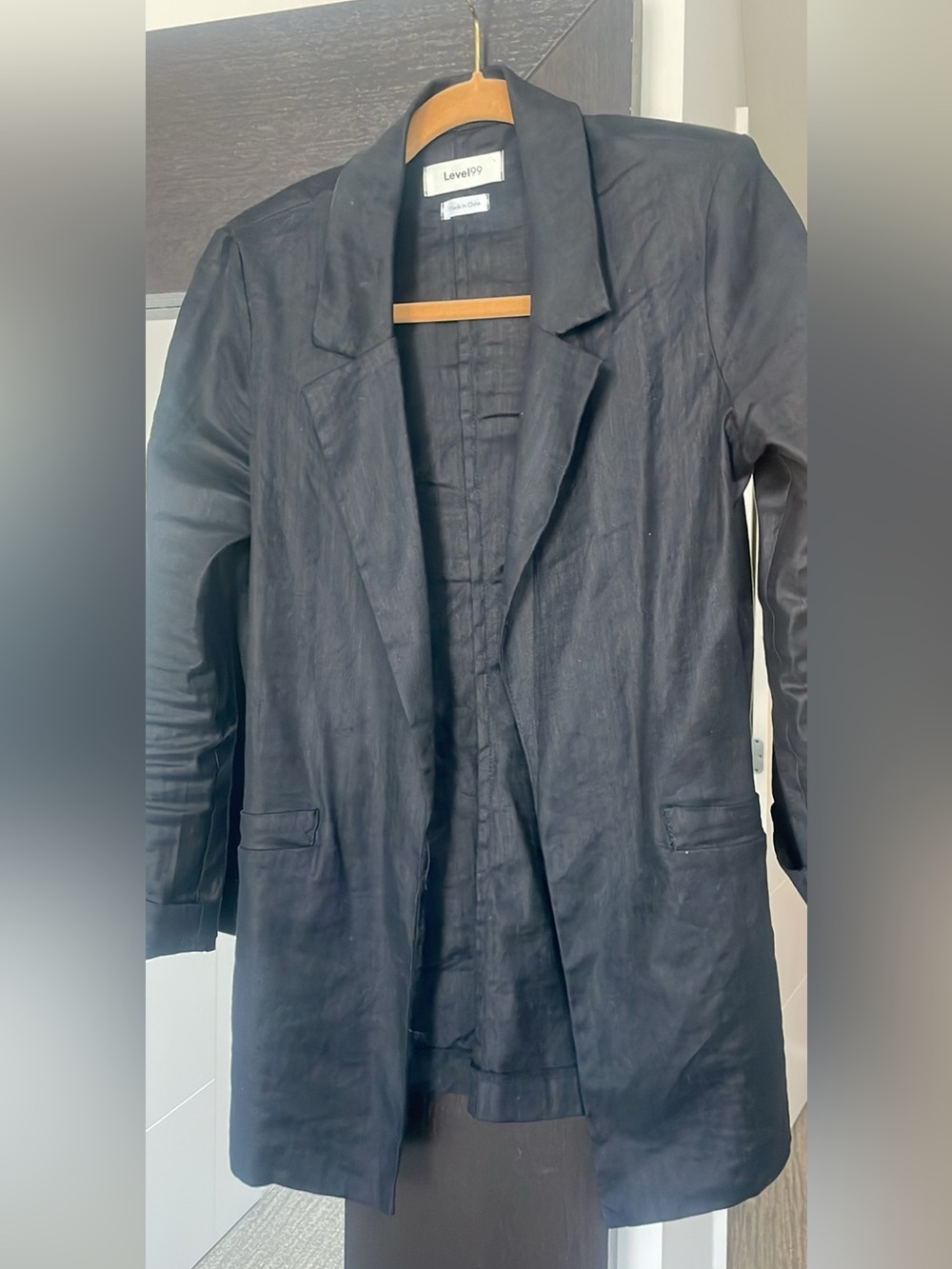 Level99 linen blend blazer